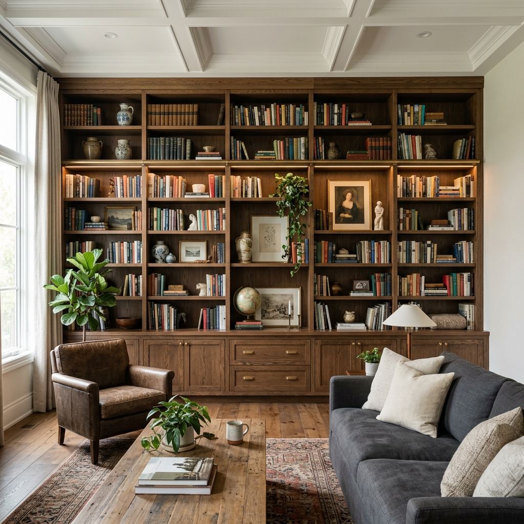 Mueble a medida instalado en una vivienda de Huesca